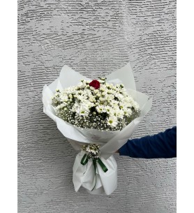 PAPATYA TEK GÜL BUKETİ